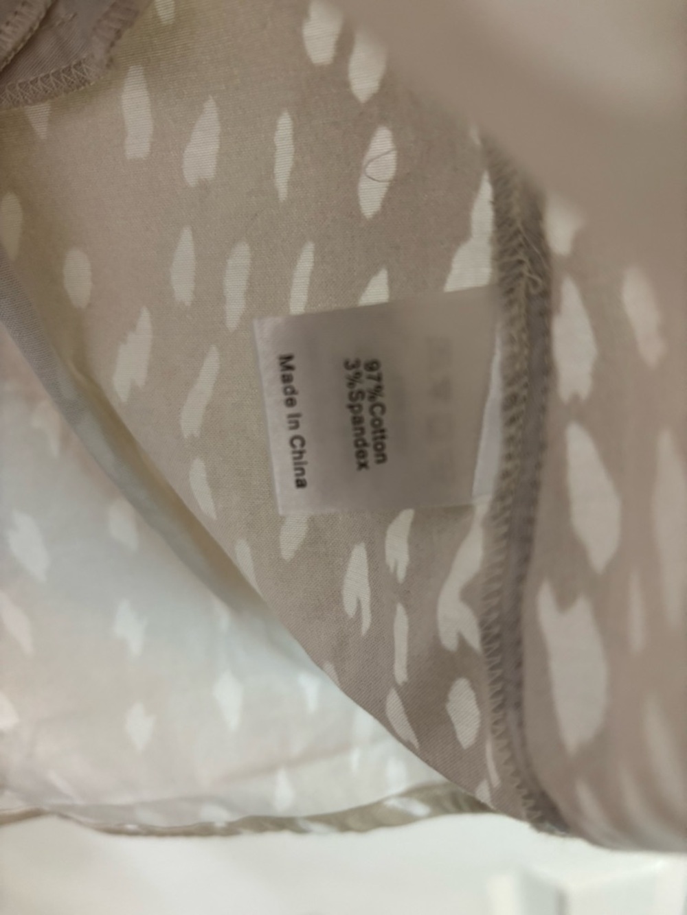 Tuckernuck Taupe and White Printed Dress - Picture 4 of 4